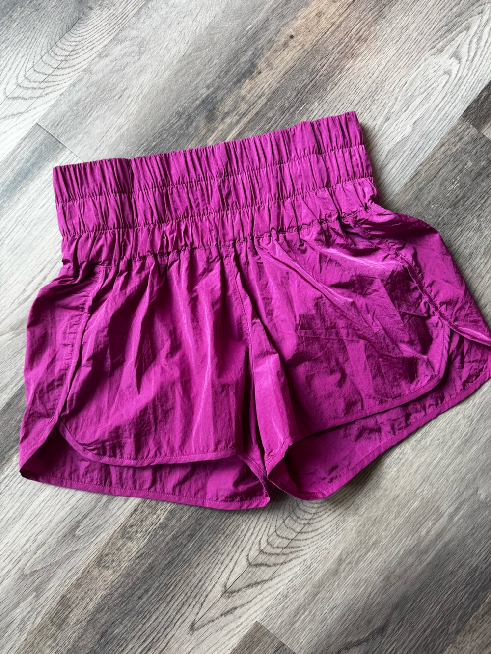 ODODOS Women’s High-Waist Active Shorts in Magenta